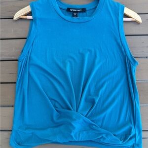 Fifteen Twenty Teal Twist-Front Tank